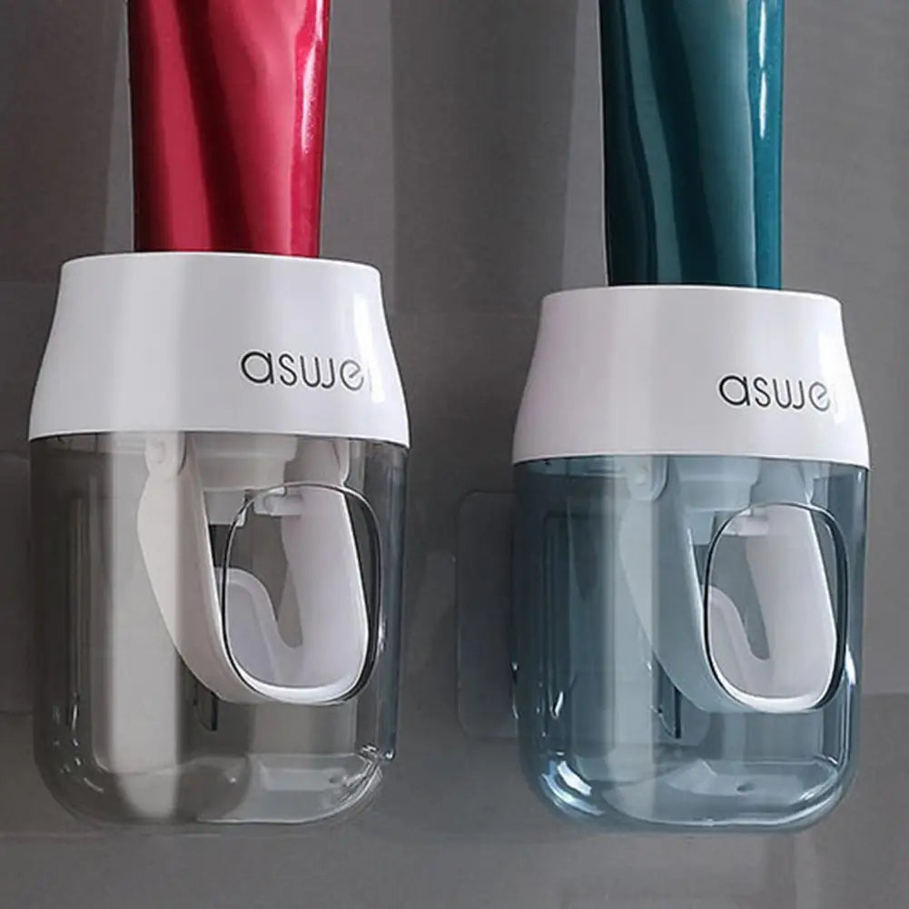 Toothpaste Dispenser Convenient Wall Mount Easy to Use Creative Automatic Toothpaste Squeezer for Bathroom