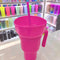 1 Creative Popcorn Snack with Handle All-In-One Drink Cup Water Cup Straw Cup